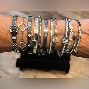 🌙 B8 - New Arrivals 925 plated stainless steel bracelets